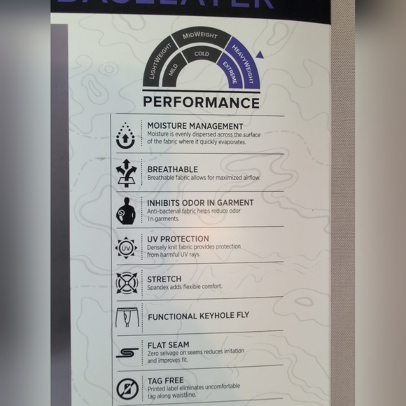 Men's Cuddl Duds Heavyweight ArctiCore Performance Base Layer Pants Men's Small - Picture 5 of 7